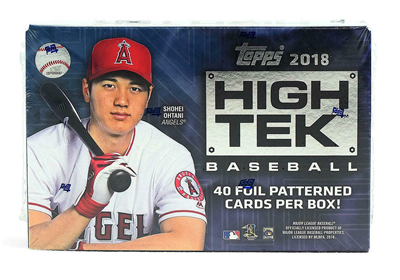 18 TOPPS HIGH TEK BASEBALL BOX