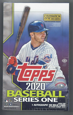 20 TOPPS BASEBALL S1 HOBBY BOX