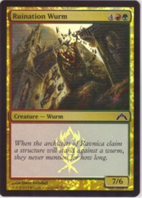 MTG RUINATION WURM (FOIL)