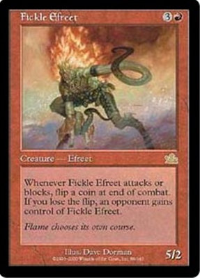 MTG FICKLE EFREET