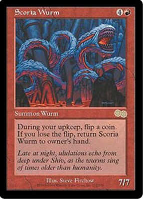 MTG SCORIA WURM