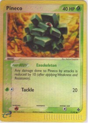 POKEMON PINECO REVERSE HOLO